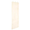 Household Essentials Over the Door Cotton Blend Cap and Hat Organizer with 15 Hook and Loop Hangers Natural