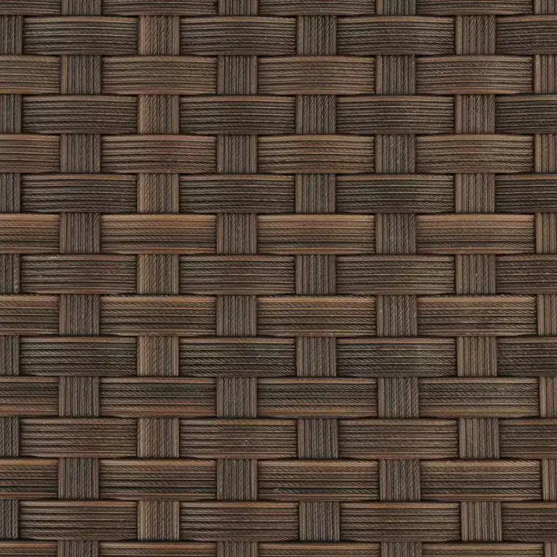 Ensemble de salle à manger d'extérieur ovale extensible double Noah 9 pièces en teck et osier - International Home Miami : Résistant aux intempéries