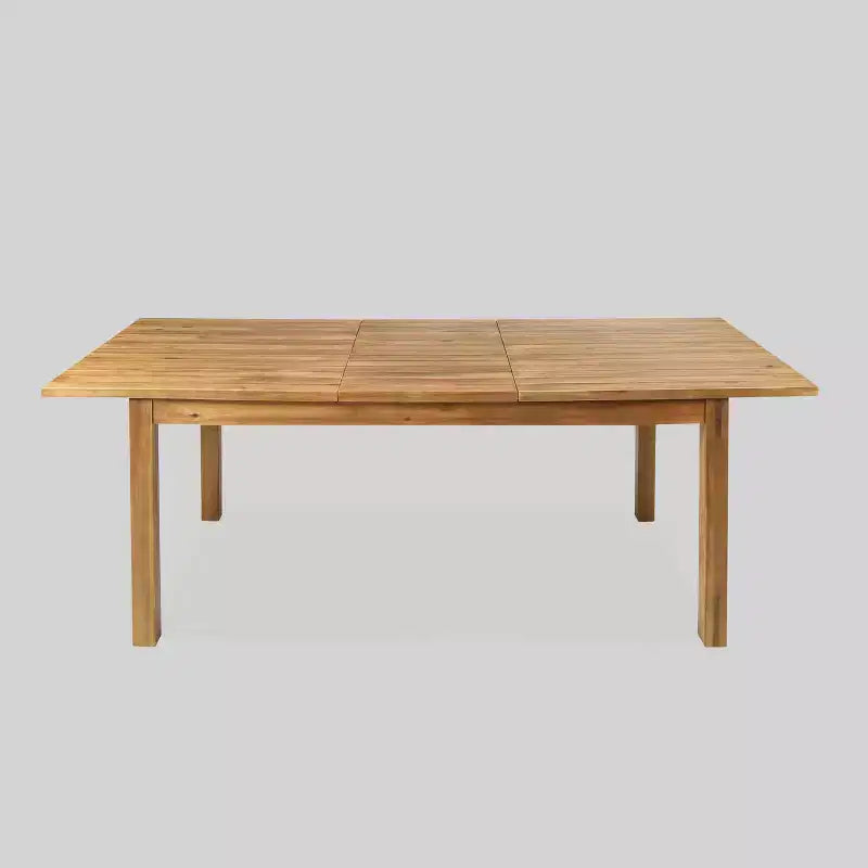 Ensemble de salle à manger d'extérieur Oslo 9 pièces en bois d'acacia et osier : 8 places, coussins inclus - Christopher Knight Home