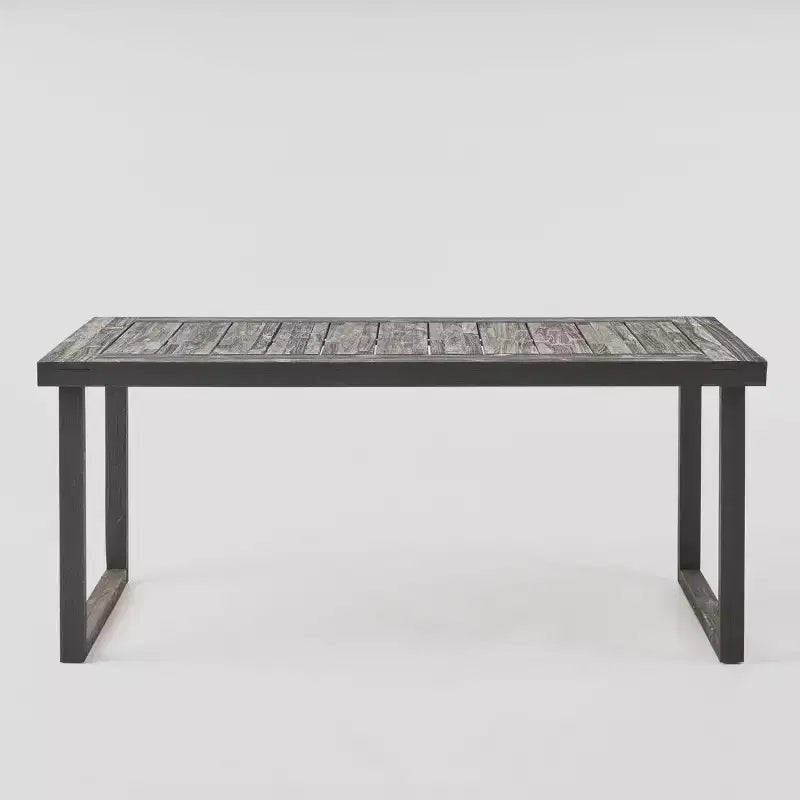 Ensemble de salle à manger Nestor 7 pièces en bois d'acacia - Gris foncé/Gris clair - Christopher Knight Home