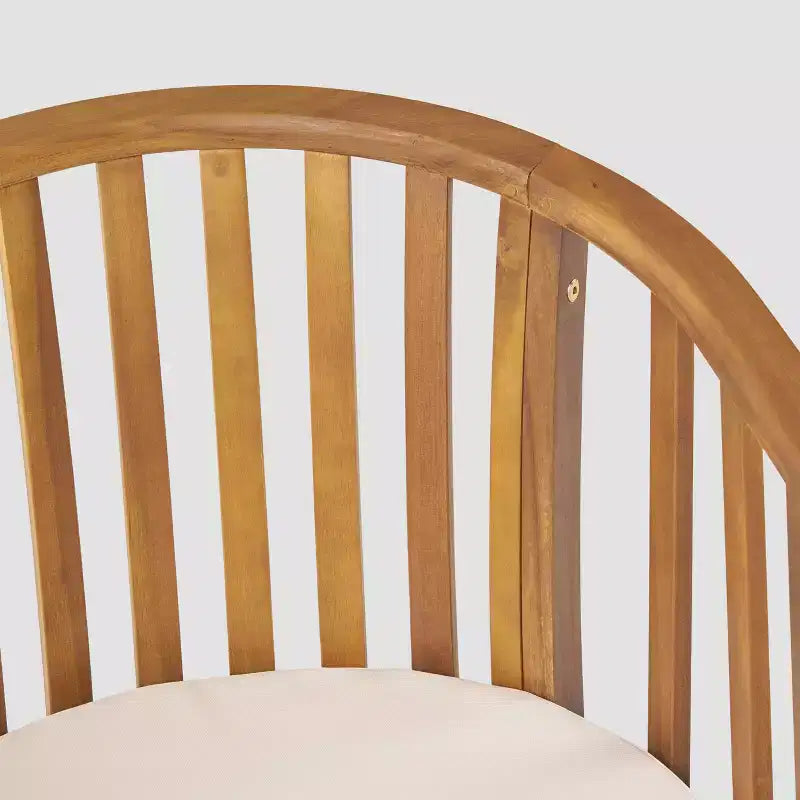 Ensemble de salle à manger carré 5 pièces en bois d'acacia Alondra - Teck - Christopher Knight Home