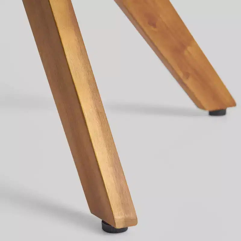 Ensemble de salle à manger carré 5 pièces en bois d'acacia Alondra - Teck - Christopher Knight Home
