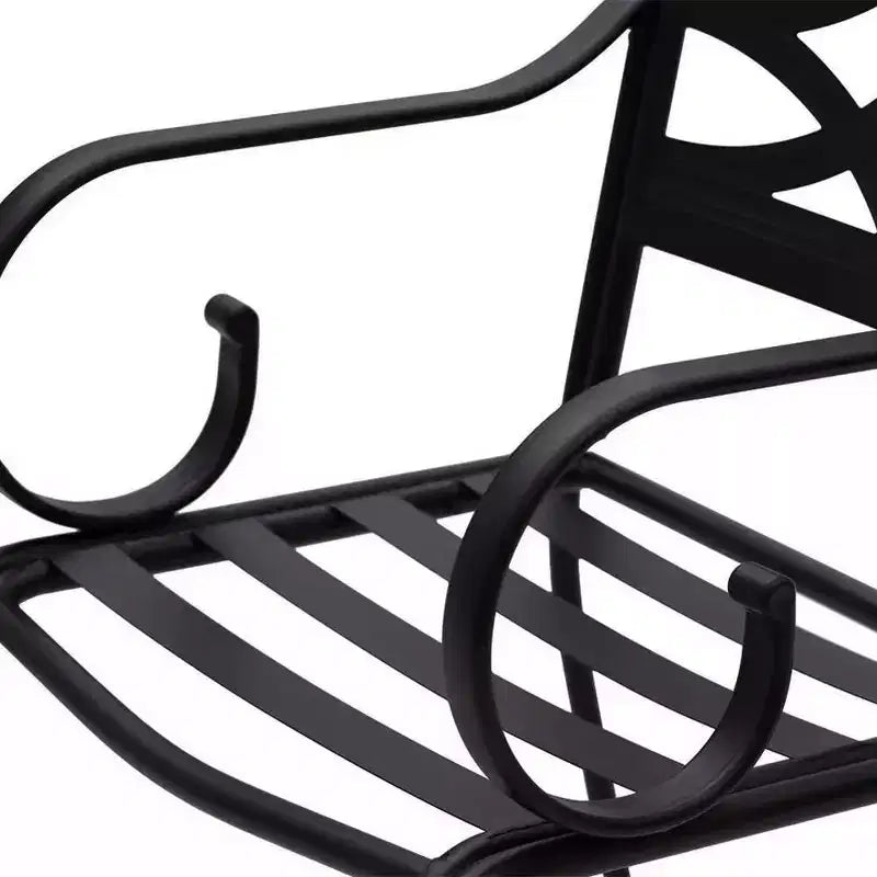 Ensemble repas extérieur 7 pièces : Structure en acier résistante aux intempéries et bois synthétique - Captiva Designs