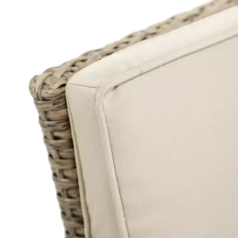 Ensemble de salle à manger d'extérieur 7 pièces Greemotion Mackay en bois de teck avec rallonge papillon intégrée et chaises inclinables marron
