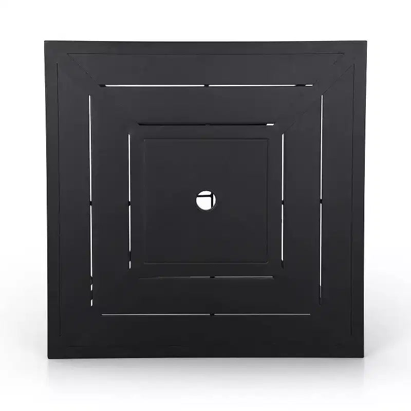 Ensemble extérieur 3 pièces avec tabourets pivotants et table en métal : Captiva Designs, résistant aux intempéries, résistant aux UV