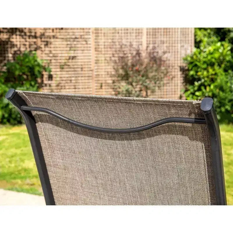 Ensemble de salle à manger 5 pièces pour patio avec table carrée et fauteuils rembourrés - Captiva Designs