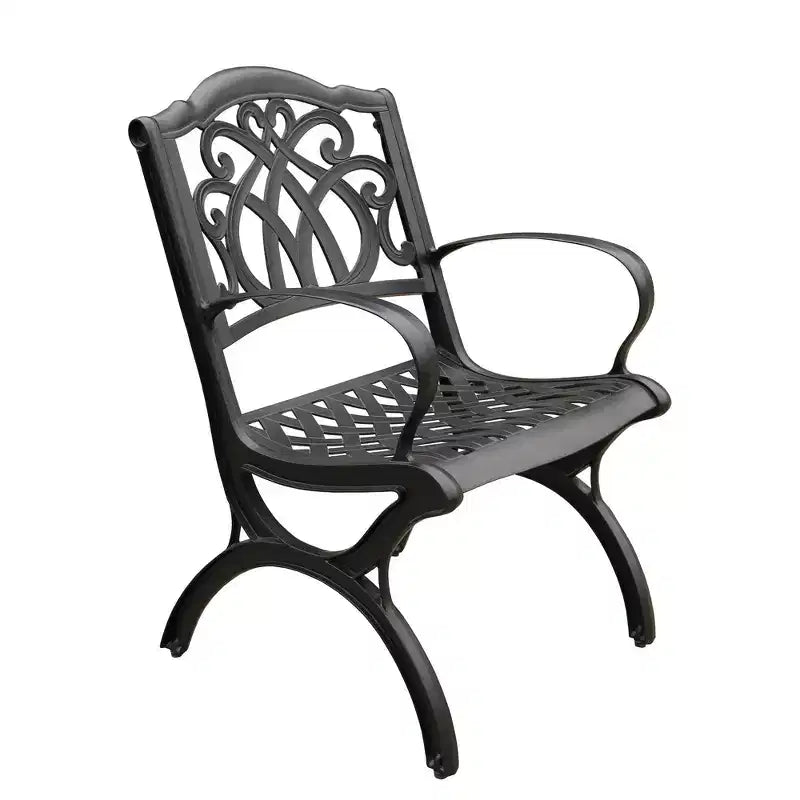 Ensemble de terrasse rectangulaire orné en aluminium Oakland Living de 95 po : résistant aux UV, 8 chaises, trou pour parasol