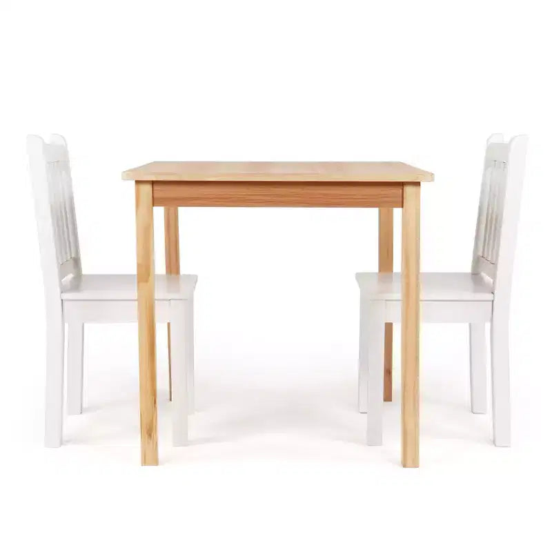 Humble Crew Ensemble Table et 2 Chaises pour Grands Enfants Journey, 3 Pièces, Beige