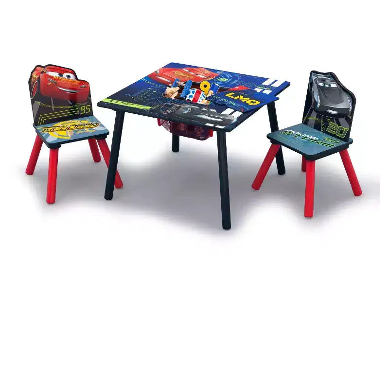 Ensemble Table et chaises pour enfants Delta Children Disney Pixar Cars avec rangement
