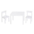 Roba: Table & 2 Chair Set: Little Stars - White Wood - 2+