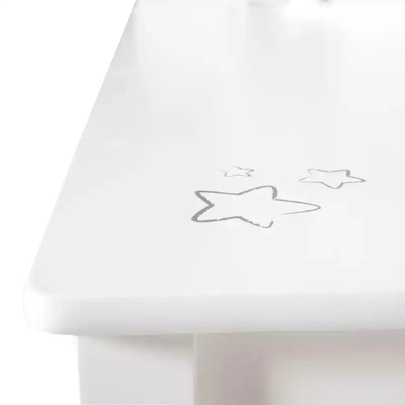 Roba : Table et 2 chaises : Petites étoiles - Bois blanc - 2+
