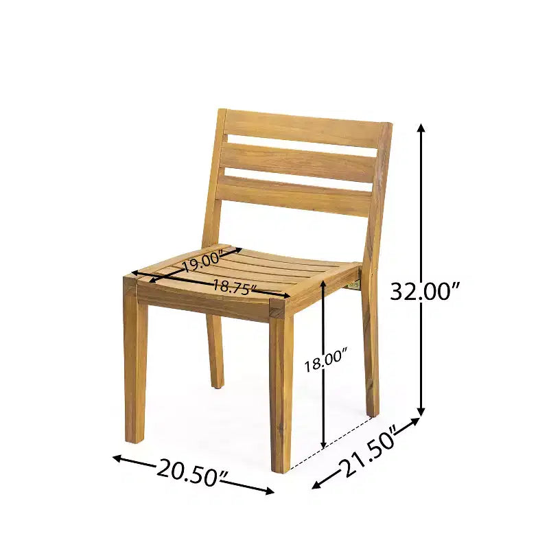 Christopher Knight Home Wren – Ensemble de salle à manger d’extérieur 7 pièces en bois d’acacia, teck