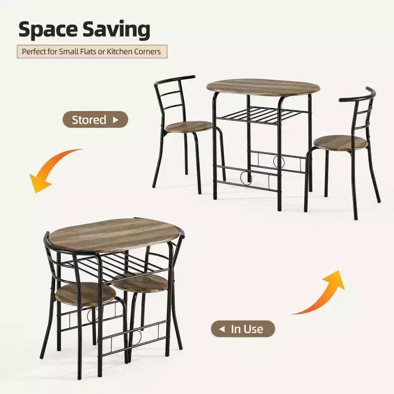 Ensemble de salle à manger EROMMY avec table élégante effet marbre ou grain de bois et chaises modernes