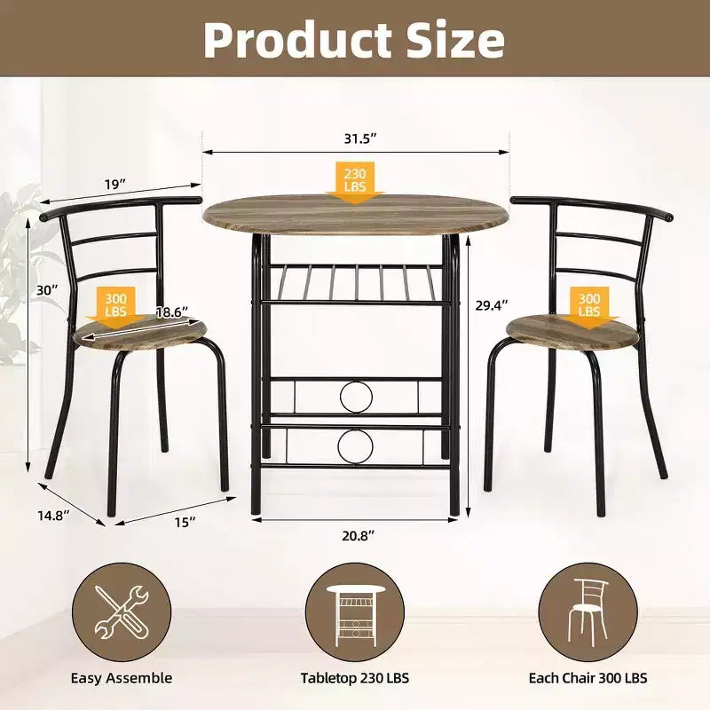 Ensemble de salle à manger EROMMY avec table élégante effet marbre ou grain de bois et chaises modernes