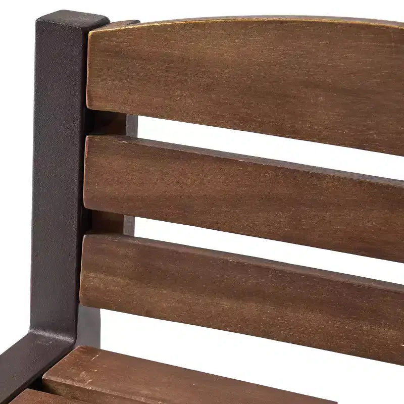 GDFStudio Darnel Ensemble de bar 3 pièces en bois d'acacia d'extérieur, marron foncé