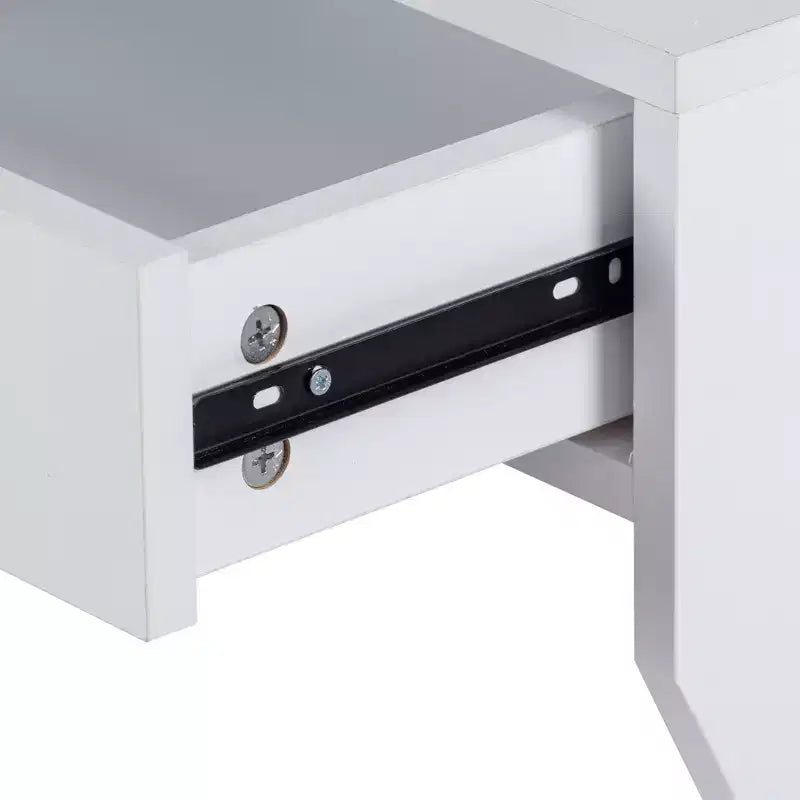 Coiffeuse avec miroir lumineux LED et prise électrique, table de maquillage avec 4 tiroirs et tabouret de rangement, 3 modes d'éclairage réglables pour chambre à coucher