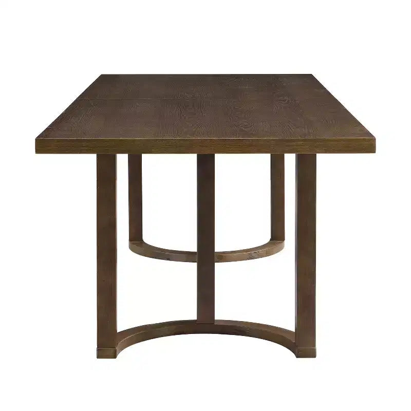 Table à manger rectangulaire moderne en hévéa 95 places