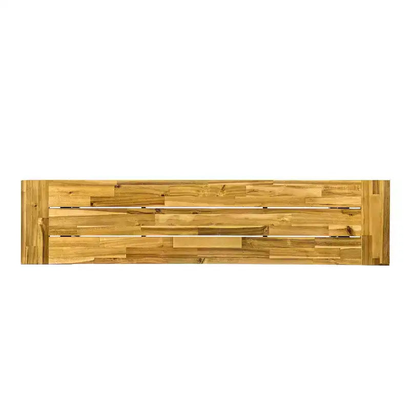 Ensemble de salle à manger d'extérieur 6 pièces Christopher Knight Home Boland en osier et bois d'acacia avec banc, teck/marron multicolore