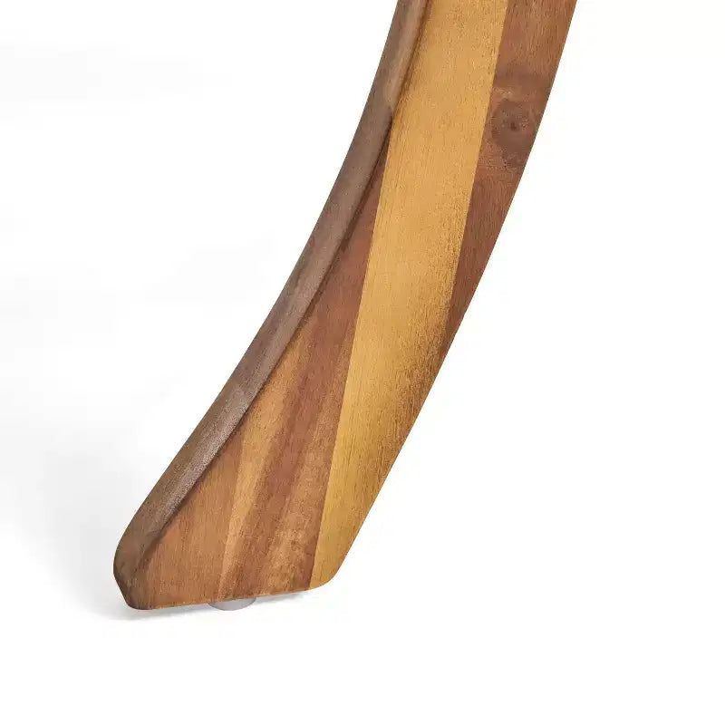 Christopher Knight Home Ferris, ensemble de salle à manger d'extérieur 5 pièces en bois d'acacia et osier avec coussins