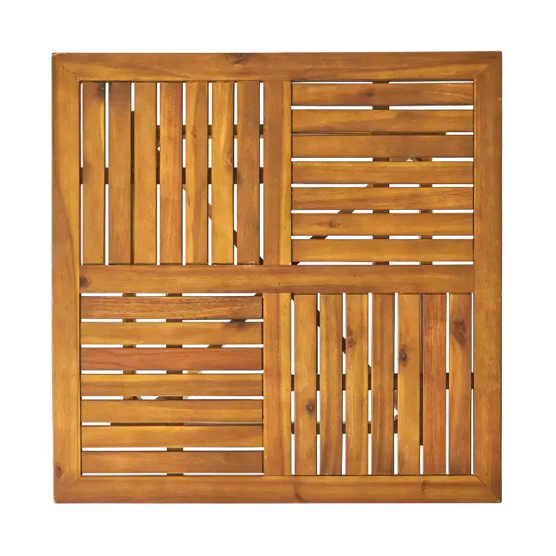 Christopher Knight Home Ferris, ensemble de salle à manger d'extérieur 5 pièces en bois d'acacia et osier avec coussins