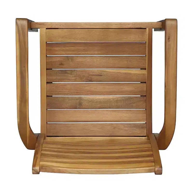Ensemble de salle à manger d'extérieur 7 pièces en bois d'acacia à lattes Holloway de Christopher Knight Home