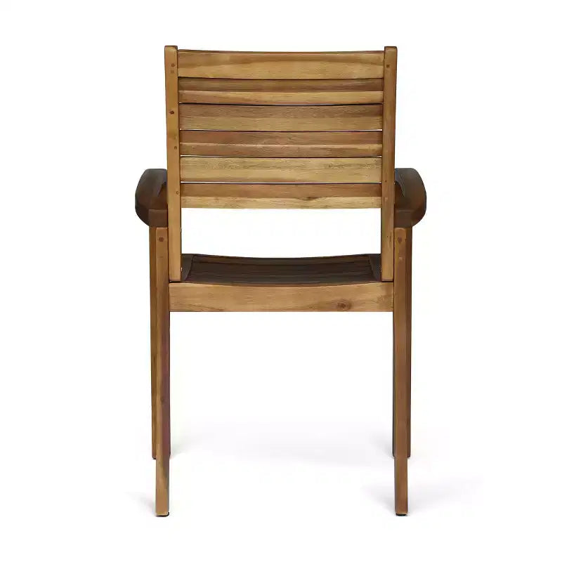 Christopher Knight Home Anchor, Ensemble de salle à manger d'extérieur 7 pièces en bois d'acacia à lattes