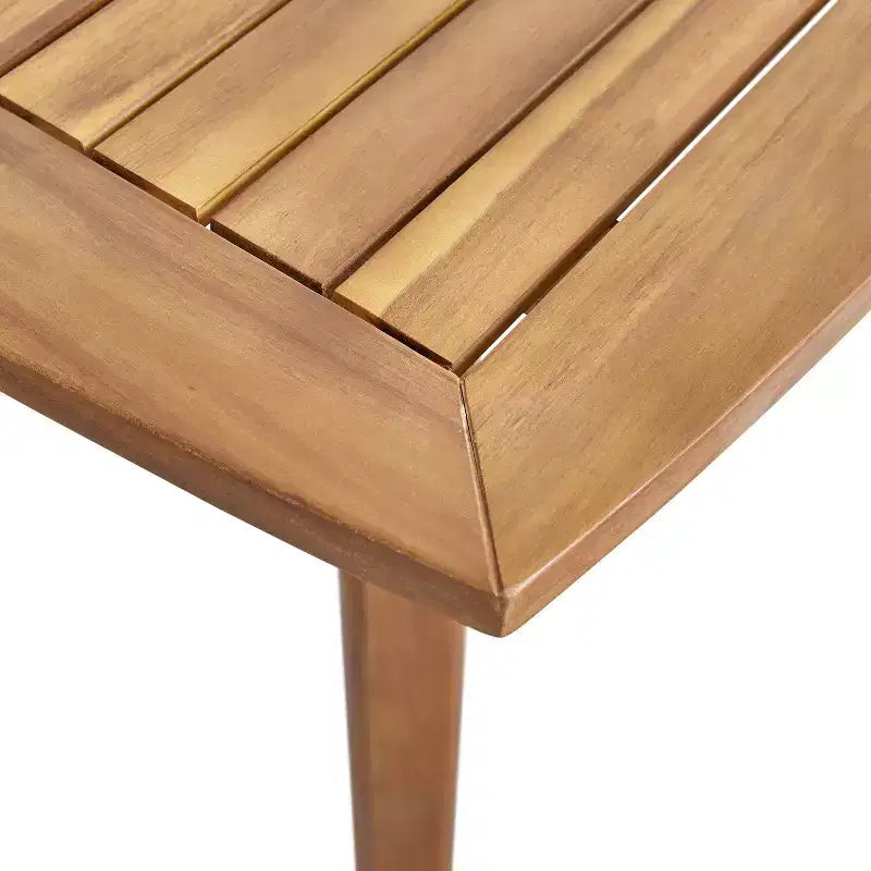 Christopher Knight Home Marias Ensemble de salle à manger 5 pièces en osier et bois d'acacia d'extérieur