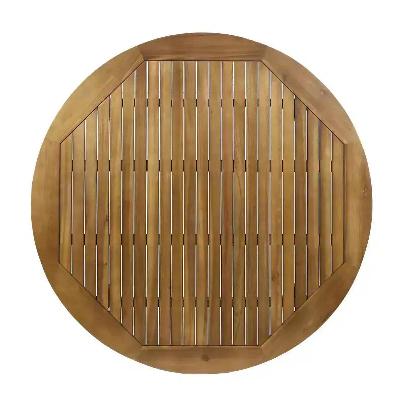 Christopher Knight Home Haley Ensemble de salle à manger 5 pièces en bois d'acacia et osier avec coussin