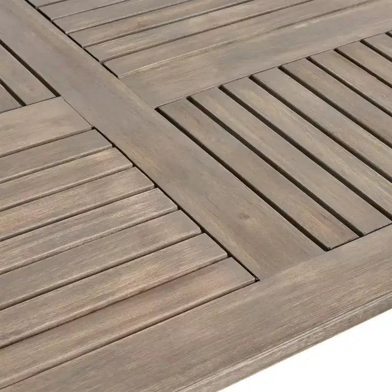 Ensemble de salle à manger d'extérieur 7 pièces en bois d'acacia et osier avec coussins Christopher Knight Home Mason