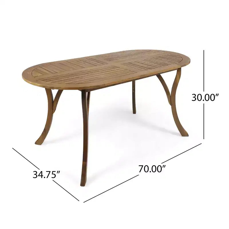 Ensemble de salle à manger d'extérieur 7 pièces en bois d'acacia et osier avec coussins Christopher Knight Home Mason