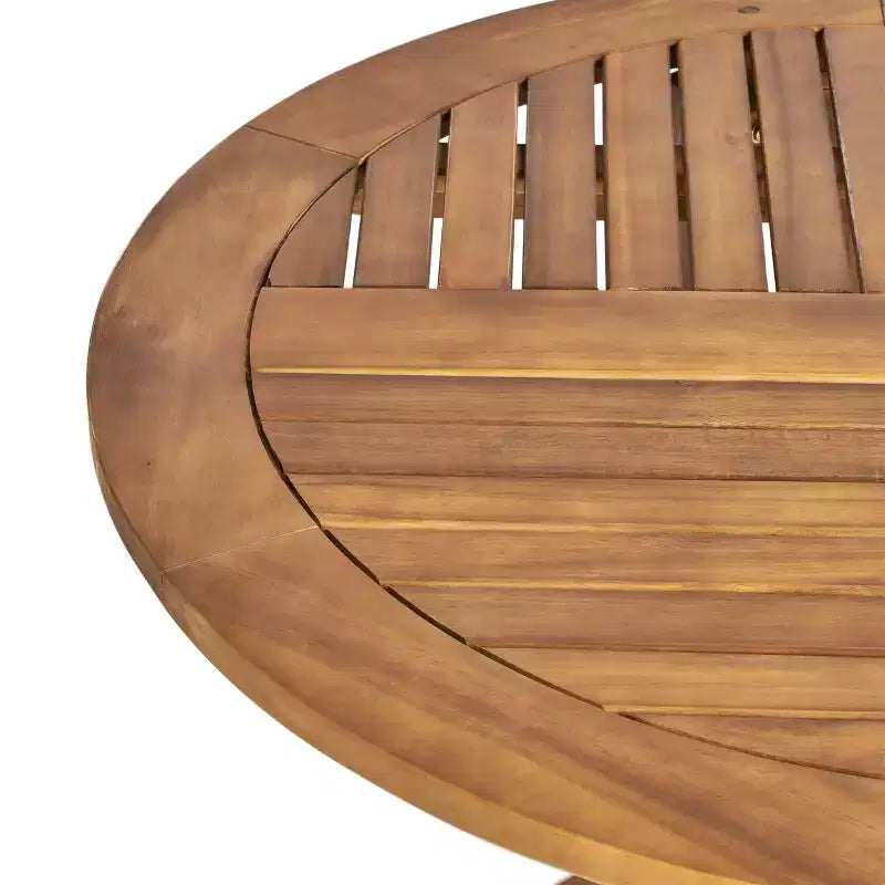 Ensemble de salle à manger d'extérieur 7 pièces en bois d'acacia et osier avec coussins Christopher Knight Home Mason