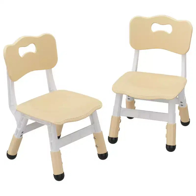 Kids Chairs, 3 Level Height Adjustable Plastic Preschool Chairs, Max Load 180 Lbs, for 2-8 Years Home, School, Indoor/Outdoor
