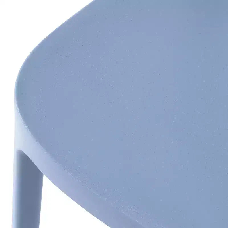 Ensemble table de salle à manger d'extérieur WestinTrends Playa Modern 5 pièces en résine avec chaises empilables