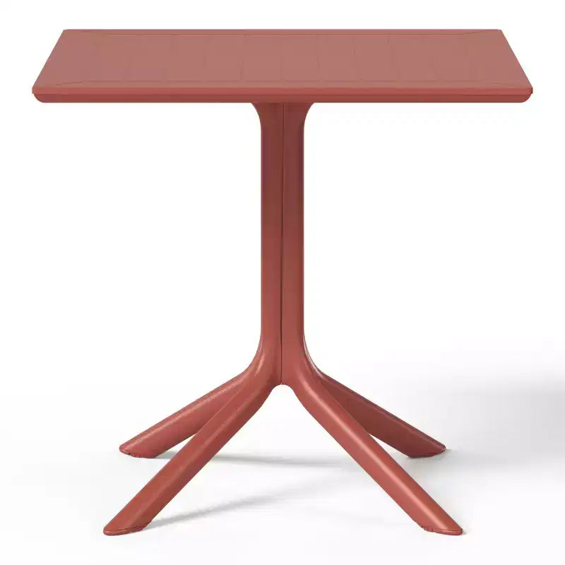 Ensemble table de salle à manger carrée d'extérieur 5 pièces WestinTrends Playa avec chaises de salle à manger empilables