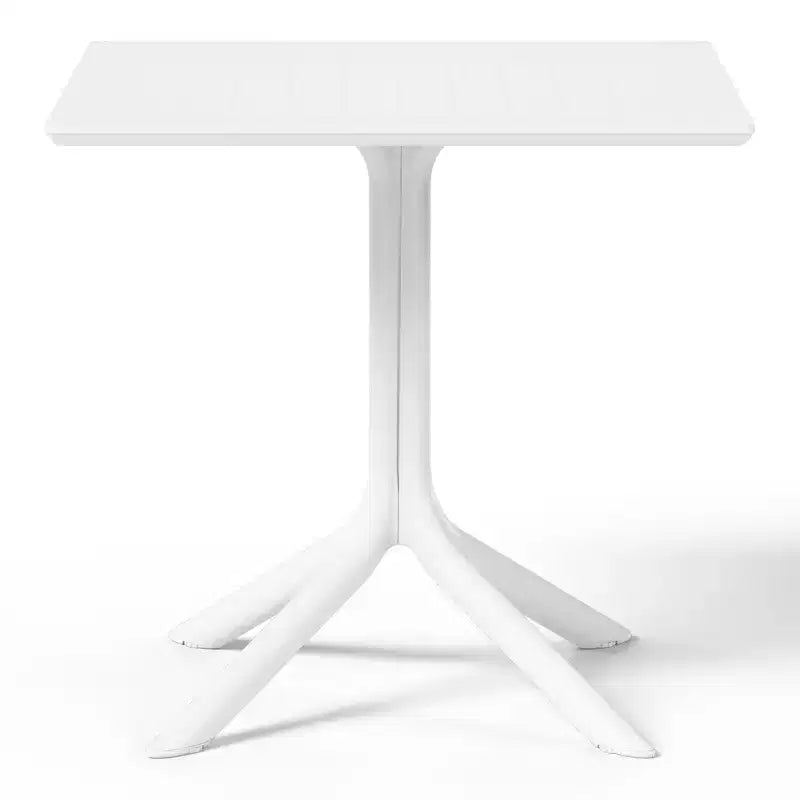 Ensemble table de salle à manger carrée d'extérieur 5 pièces WestinTrends Playa avec chaises de salle à manger empilables