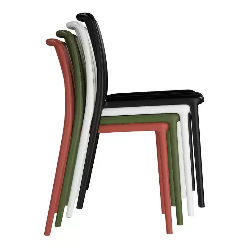 Ensemble de salle à manger d'extérieur 7 pièces Playa WestinTrends avec chaises de patio empilables