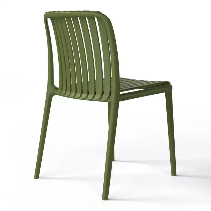 Ensemble de salle à manger d'extérieur 7 pièces Playa WestinTrends avec chaises de patio empilables