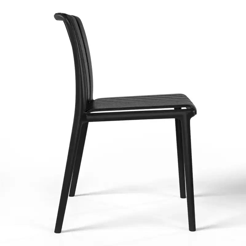 Ensemble de salle à manger d'extérieur 7 pièces Playa WestinTrends avec chaises de patio empilables