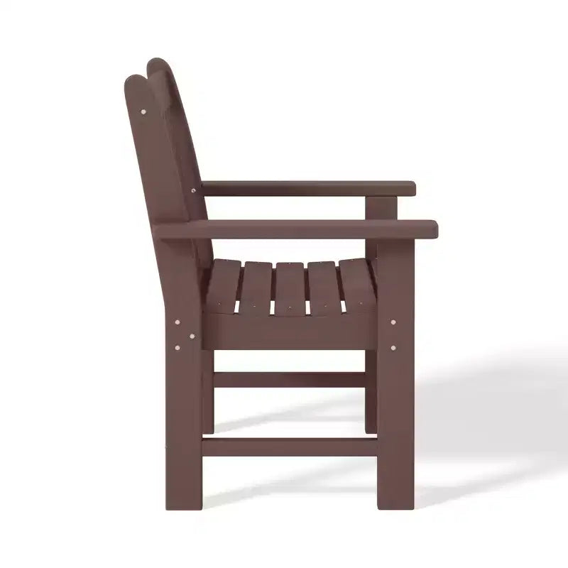 Ensemble de salle à manger WestinTrends Malibu 5 pièces avec chaises et table ronde en PEHD pour patio extérieur