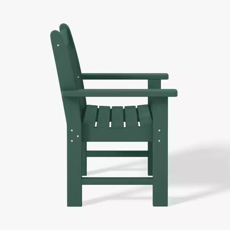 Ensemble de salle à manger WestinTrends Malibu 5 pièces avec chaises et table ronde en PEHD pour patio extérieur