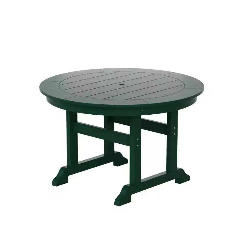 Ensemble de salle à manger WestinTrends Malibu 5 pièces avec chaises et table ronde en PEHD pour patio extérieur