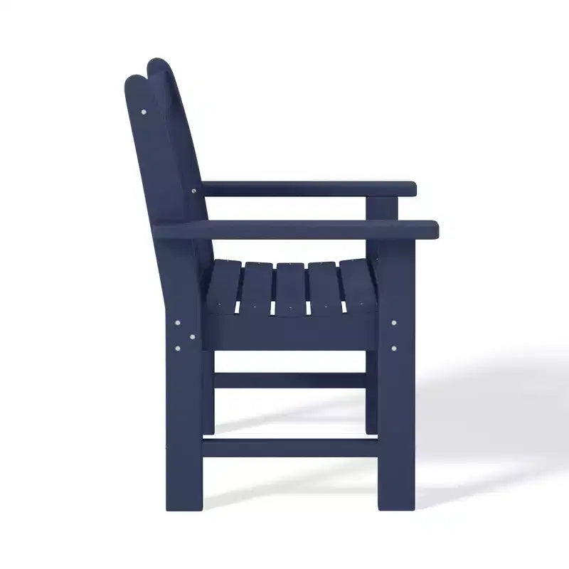 Ensemble de salle à manger WestinTrends Malibu 5 pièces avec chaises et table ronde en PEHD pour patio extérieur