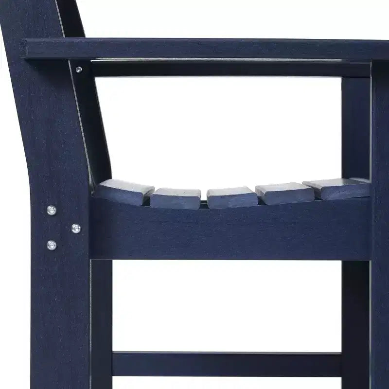 Ensemble de salle à manger WestinTrends Malibu 5 pièces avec chaises et table ronde en PEHD pour patio extérieur