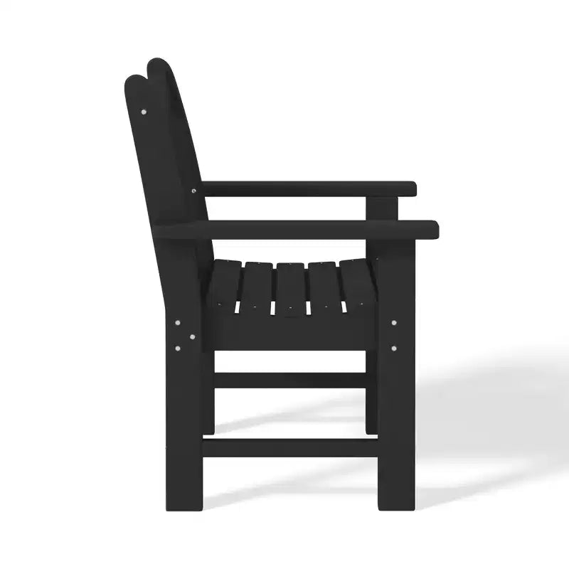 Ensemble de salle à manger WestinTrends Malibu 5 pièces avec chaises et table ronde en PEHD pour patio extérieur