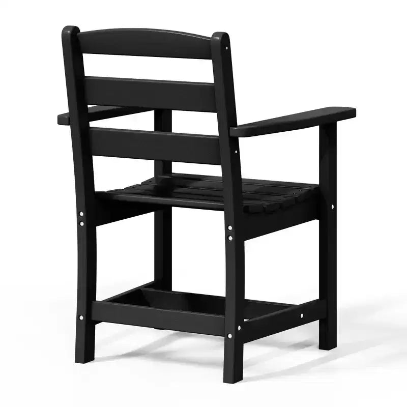 Ensemble de salle à manger d'extérieur carré WestinTrends Ashore 5 pièces en HDPE avec fauteuils