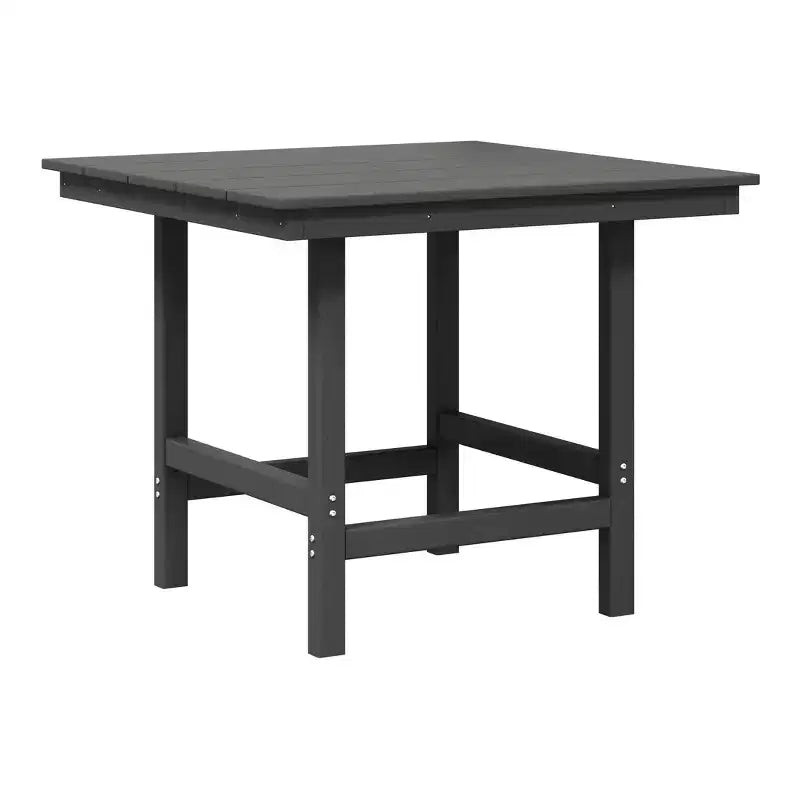Ensemble de salle à manger d'extérieur carré WestinTrends Ashore 5 pièces en HDPE avec fauteuils