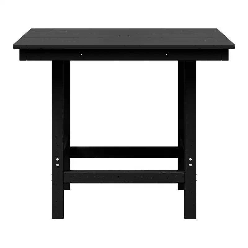 Ensemble de salle à manger d'extérieur carré WestinTrends Ashore 5 pièces en HDPE avec fauteuils