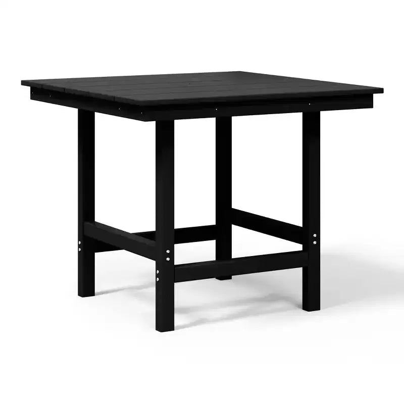 Ensemble de salle à manger d'extérieur carré WestinTrends Ashore 5 pièces en HDPE avec fauteuils