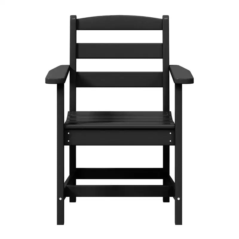 Ensemble de salle à manger d'extérieur carré WestinTrends Ashore 5 pièces en HDPE avec fauteuils