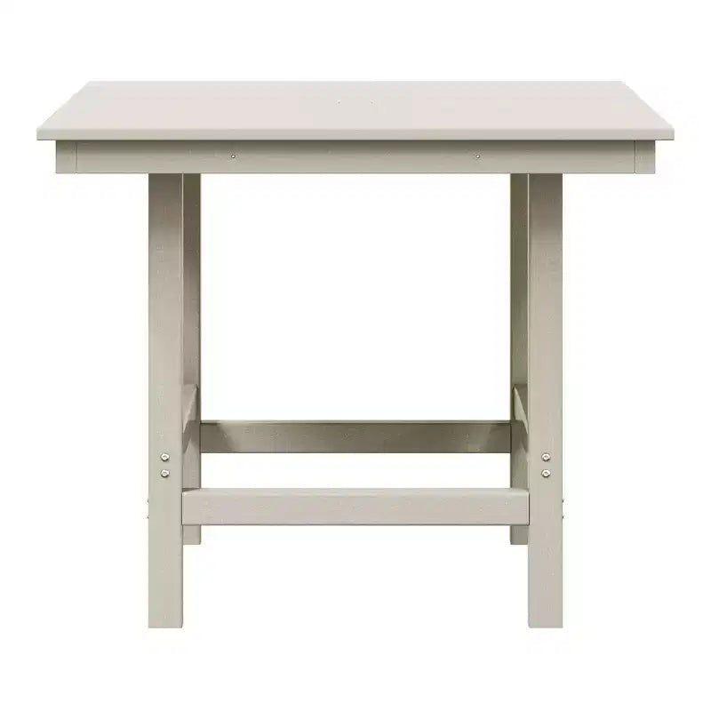 Ensemble de salle à manger d'extérieur WestinTrends Ashore 5 pièces avec table carrée en HDPE et chaises sans accoudoirs